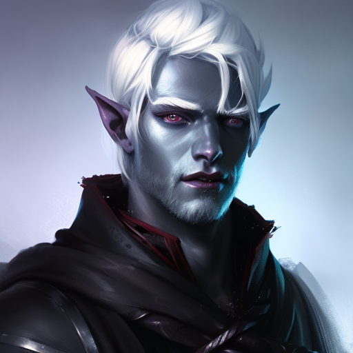 00021-477751701-Close-up Portrait of a good-looking Drow Person, Frostpunk, Fantasy, Volumetric lighting, concept art, brush stroke style, artst.png